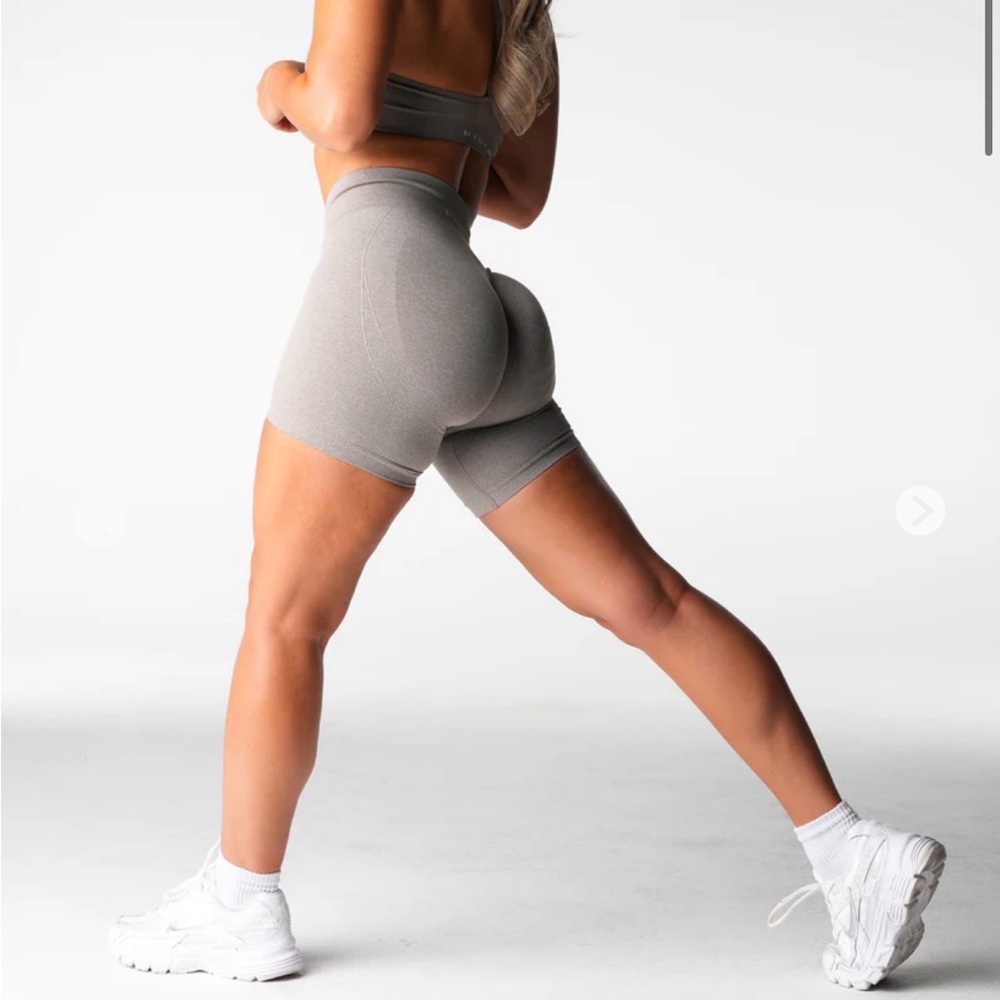 New NVGTN Taupe Lift Seamless Shorts